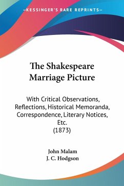The Shakespeare Marriage Picture - Malam, John