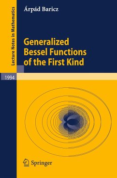 Generalized Bessel Functions of the First Kind - Baricz, Árpád