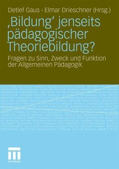 ¿Bildung¿ jenseits pädagogischer Theoriebildung?