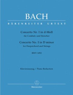 Konzert d-Moll Nr.1 BWV1052 für Cembalo und Streicher für Cembalo und Klavier