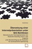 Übersetzung einer Internetpräsentation unter SEO-Richtlinien