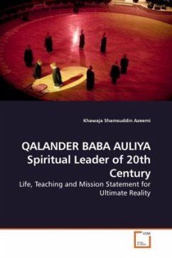 QALANDER BABA AULIYA Greatest Muslim Spiritual Scholar - Azeemi, Khawaja Shamsuddin