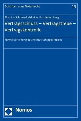 Vertragsschluss - Vertragstreue - Vertragskontrolle - Fachbuch - buecher.de