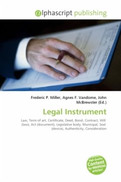 Legal Instrument