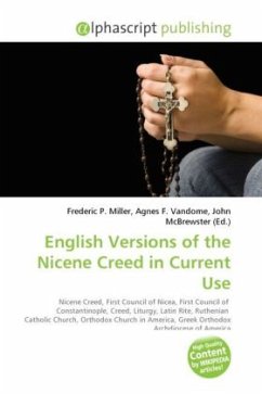 English Versions of the Nicene Creed in Current Use