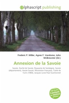 Cover Annexion de la Savoie