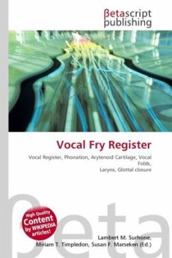 Vocal Fry Register