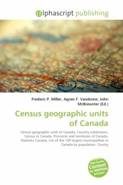 Census geographic units of Canada