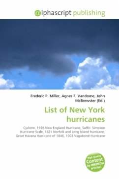 List of New York hurricanes
