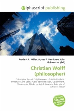 Christian Wolff (philosopher) Christian Wolff (philosopher)