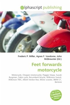 Feet forwards motorcycle