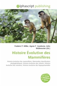 Cover Histoire Évolutive des Mammifères