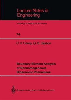 Boundary Element Analysis of Nonhomogeneous Biharmonic Phenomena - Camp, Charles V.;Gipson, G.Steven