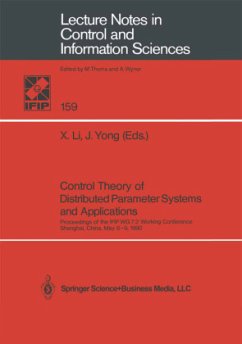 Control Theory of Distributed Parameter Systems and Applications