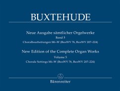 Cover Neue Ausgabe sämtlicher Orgelwerke Band 5 Choralbearbeitungen Mi-W BuxWV76, BuxWV207-224