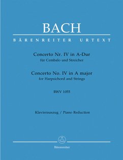 Cover Konzert A-Dur BWV1055 für Cembalo und Streicher für 2 Klaviere