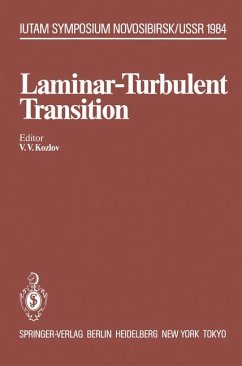 Laminar-Turbulent Transition. International Union of Theoretical and Applied Mechanics. Symposium, Novosibirsk, USSR, July 9-13, 1984.