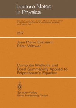 Computer Methods and Borel Summability Applied to Feigenbaum¿s Equation - Eckmann, Jean-Pierre;Wittwer, Peter