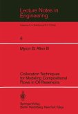 Collocation Techniques for Modeling Compositional Flows in Oil Reservoirs