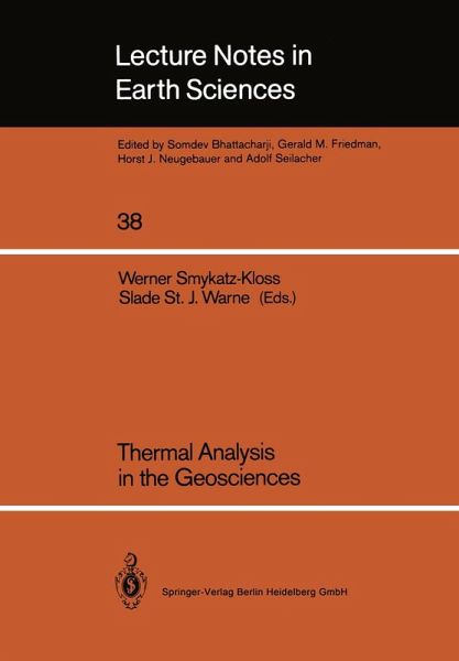 Thermal Analysis in the Geosciences Thermal Analysis in the Geosciences