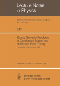 Exactly Solvable Problems in Condensed Matter and Relativistic Field Theory