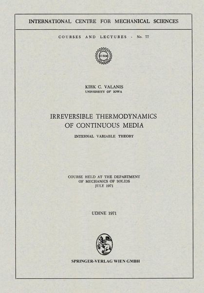Irreversible Thermodynamics of Continuous Media Irreversible Thermodynamics of Continuous Media