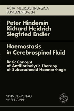 Haemostasis in Cerebrospinal Fluid - Hindersin, P.;Heidrich, R.;Endler, S.