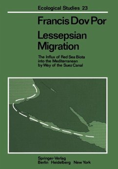 Lessepsian migration., The influx of Red Sea biota into the Mediterranean by way of the Suez Canal.