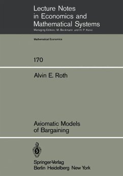 Axiomatic Models of Bargaining - Roth, A.E.