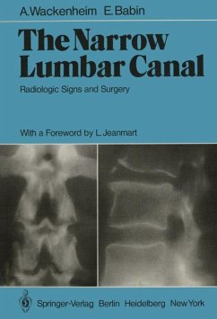 The narrow lumbar canal : radiologic signs and surgery.