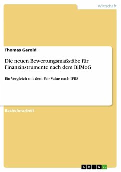 Die neuen Bewertungsmaßstäbe für Finanzinstrumente nach dem BilMoG - Gerold, Thomas