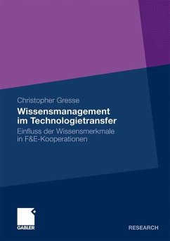 Wissensmanagement im Technologietransfer - Gresse, Christopher