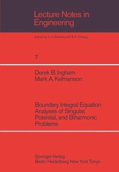 Boundary Integral Equation Analyses of Singular, Potential, and Biharmonic Problems - Ingham, D. B.; Kelmanson, Mark A.
