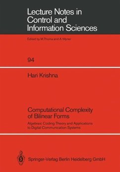 Computational Complexity of Bilinear Forms - Krishna, Hari