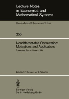 Nondifferentiable Optimization: Motivations and Applications