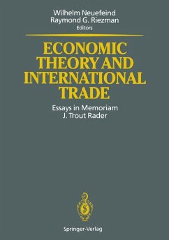 Economic theory and international trade. Essays in memoriam J. Trout Rader. - Neuefeind, Wilhelm