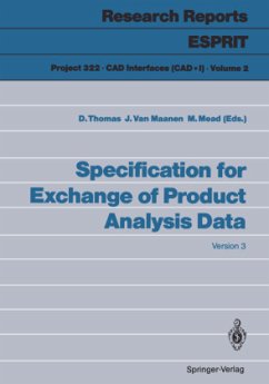 Cover Specification for Exchange of Product Analysis Data