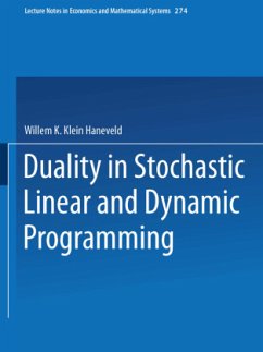 Duality in Stochastic Linear and Dynamic Programming - Klein Haneveld, Willem K.