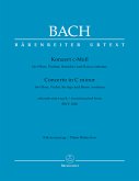 Konzert c-Moll BWV1060 für Oboe, Violine, Streicher und Bc für Oboe, Violine und Klavier