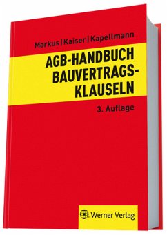 AGB-Handbuch Bauvertragsklauseln - Markus, Jochen