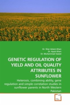 GENETIC REGULATION OF YIELD AND OIL QUALITY ATTRIBUTES IN SUNFLOWER - Khan, Sher A.;Ayub;Saeed, Muhammad
