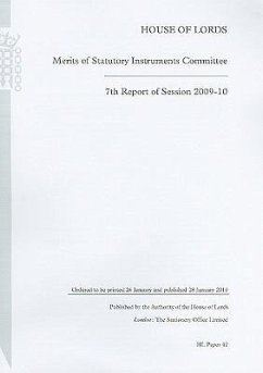 House of Lords Merits of Statutory Instruments Committee: 7th Report of Session 2009-10