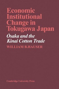 Cover Economic Institutional Change in Tokugawa Japan