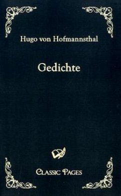 Gedichte - Hofmannsthal, Hugo von