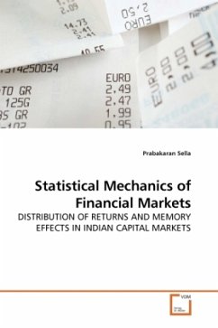 Statistical Mechanics of Financial Markets - Sella, Prabakaran