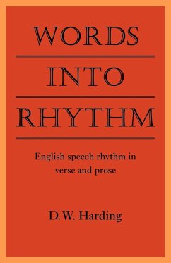 Words Into Rhythm - Harding, Derek William D. W., Harding