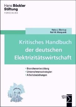 Kritisches Handbuch der deutschen Elektrizitätswirtschaft - Bontrup, Heinz-Josef;Marquardt, Ralf-M.