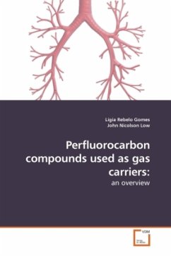 Perfluorocarbon compounds used as gas carriers: - Rebelo Gomes, Lígia;Nicolson, John