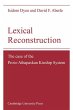 Lexical Reconstruction - Bild 1