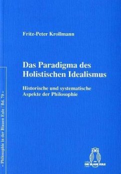 Cover Das Paradigma des Holistischen Idealismus